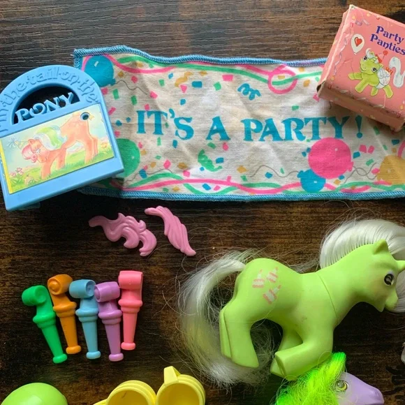 Vintage 1986 Hasbro My Little Pony G1 Party Gift Pack - Picture 2 of 14
